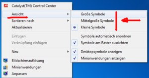 Symbolgröße desktop ändern