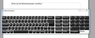 Bildschirmtastatur