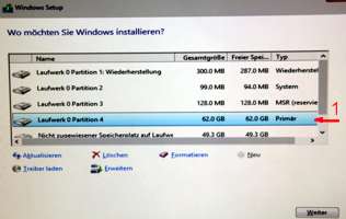 Windows Setup Partition