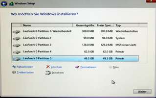 Windows Setup GPT