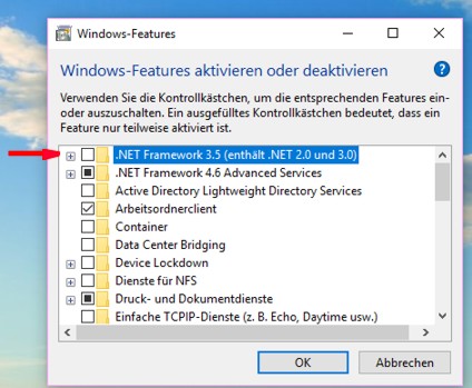 NetFrame aktivieren